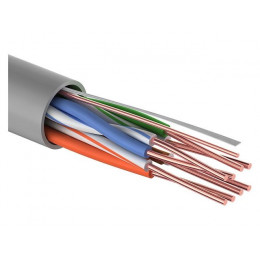 Кабель UTP 4PR 24AWG, CCA, CAT5e, PVC серый, (бухта 305 м) PROconnect LIGHT