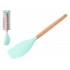 Лопатка силиконовая, 32 х 6 см, EcoVillage, бирюзовая, PERFECTO LINEA