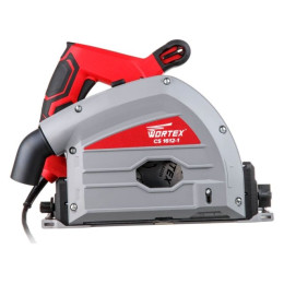 Циркулярная пила погружная с шиной 1,4 м WORTEX CS 1612-1 в кор. 1200 Вт, до 59 мм, 6000 об/мин