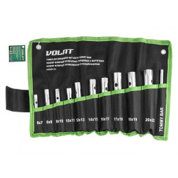 Набор ключей трубчатых торцевых с воротком 11пр. ВОЛАТ