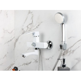 Смеситель для ванны D35-A, серия 270 белый, ECONOCE