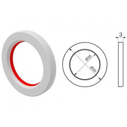 Прокладка состоящая из двух частей 1" (уп.10шт), Alcaplast