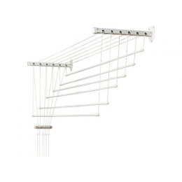 Сушилка для белья алюминиевая 2,0 м, 6 стержней, универсальная лифт, PERFECTO LINEA