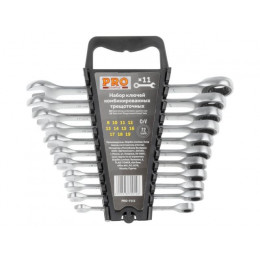 Набор ключей комбинир. 8-19мм 11шт трещоточных PRO STARTUL (PRO-7111)