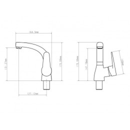 Смеситель для кухни D35-C, серия 200 ECONOCE