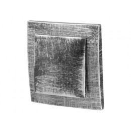 Выключатель 1 клав. (cкрытый, 6А) серебро, Стандарт, Юпитер