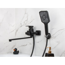 Смеситель для ванны D35-A черный, серия 810 ECONOCE
