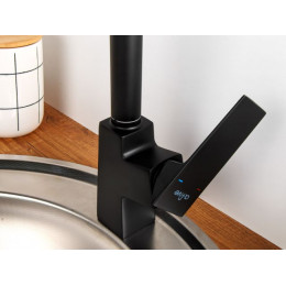 Смеситель для кухни (Lt) D35, серия Lily черный, a-five