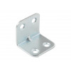 Уголок мебельный 25х25х25 мм белый цинк (4 шт в зип-локе)  STARFIX