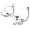 Сифон для ванны click/clack металл, Alcaplast