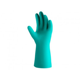 Перчатки К80 Щ50 нитриловые защитные промышленные, р-р 8/М, зеленые, JetaSafety