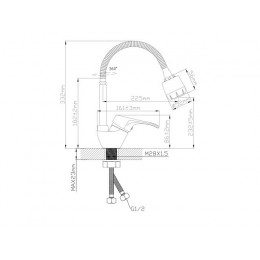 Смеситель для кухни (Lt) D40, серия BAS AV Engineering