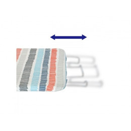 Доска гладильная Standard 2 (ДСП 1220х300 мм), с подставкой под утюг, PERFECTO LINEA