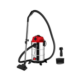 Пылесос строительный WORTEX VC 3014 WS 1200 Вт, 30 л, провод 4.5 м, шланг 3 м