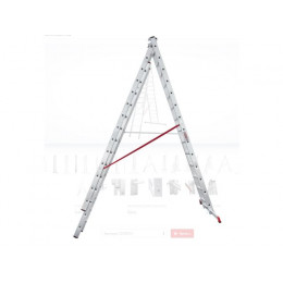 Лестница алюм. 3-х секц. 358/926/380см 3х14 ступ., 23кг  NV3230 Новая Высота