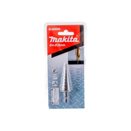 Сверло ступенчатое HSS с прямым желобком, 4-20x75, 1/4" MAKITA