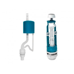 Арматура с переходной опорой хром кнопка, ниж.подводка, ИнкоЭр