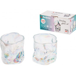 Набор стаканов, 2 шт., 230 мл, серия Ice Rock Opal Glow, PERFECTO LINEA