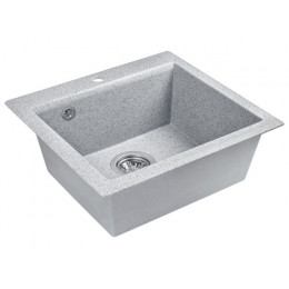 Мойка кухонная из искусственного камня SOLO серый 500х460 мм, AV Engineering