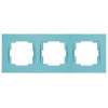 Рамка 3-ая горизонтальная синяя, RITA, MUTLUSAN