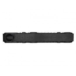 Лоток STANDART 100.125 h129  с решеткой стальной, Ecoteck, РБ