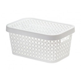 Ящик для хранения с крышкой ПИРУЛА 90х190х130 (белый) IDEA