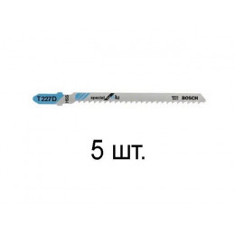 Пилка лобз. по алюминию T227D (5 шт.) BOSCH