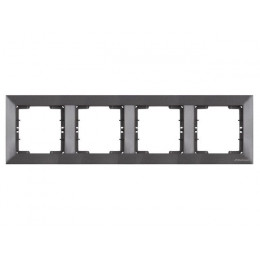 Рамка 4-ая горизонтальная дымчатая, DARIA, MUTLUSAN