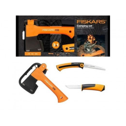 Туристический набор (топор+пила+нож) FISKARS