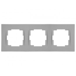 Рамка 3-ая горизонтальная серая, RITA, MUTLUSAN
