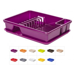 Сушилка для посуды с поддоном 30х40 см, DRINA