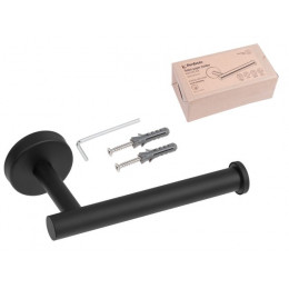 Держатель для туалетной бумаги, WATERLINE, черный/матовый, PERFECTO LINEA