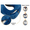 Подушка для путешествий с эффектом памяти, набор (маска для сна, чехол), синий, ARIZONE