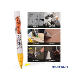 Маркер-краска промышленный желтый MUNHWA INDUSTRIAL