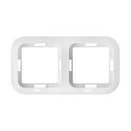 Рамка 2-местная белая, Гармония, BYLECTRICA