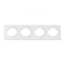 Рамка 4-местная белая, Прованс, Bylectrica