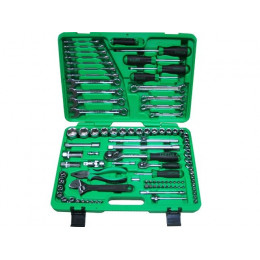 Набор слесарного инстр-та в чем. 96предм. 1/4",1/2" 6гр. TOPTUL