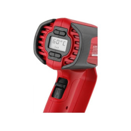 Термовоздуходувка WORTEX HG 6120-1 в чем. + набор сопл 2000 Вт, 2 режима, 60-600 °С, LCD