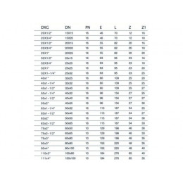Тройник ПЭ 25 х 1/2" нар., AV Engineering
