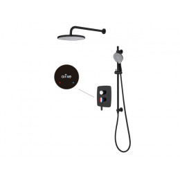 Душевая система (Lt) D35, серия Lotus черный, a-five