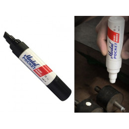 Маркер промышл. перманентный на основе жидк. краски MARKAL POCKET ЧЕРНЫЙ