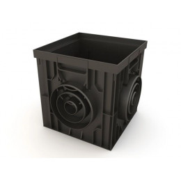 Дождеприемник пластиковый 300х300 (черный), Ecoteck, РБ