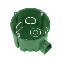 Коробка установочная (подрозетник) 68х45мм, винты, стык.узлы IP30 ЮПИТЕР