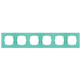 Рамка 6-ая горизонтальная зеленая, RITA, MUTLUSAN