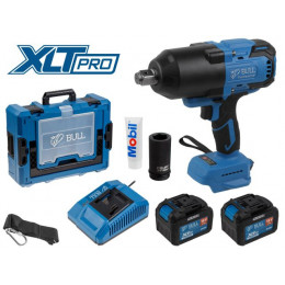 Аккум. ударный гайковерт BULL SC 1810 Xcase, XLTpro, БЕСЩЕТ., 18 В, 1500 Н*м, 3/4", 2х6 А*ч, з/у 6 А
