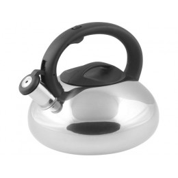 Чайник со свистком, нержавеющая сталь, 3.0 л, серия Ufo, серебристый металлик, PERFECTO LINEA