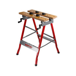 Верстак складной WORTEX WB 1560 в кор.МДФ, 605x640x800 мм, регулировка столешницы