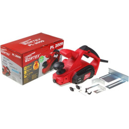 Рубанок электрический WORTEX PL 2009 в кор. 800 Вт, шир. до 82 мм, глуб. до 3.0 мм