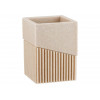 Стакан для зубных щеток ELEMENT, бежевый, PERFECTO LINEA