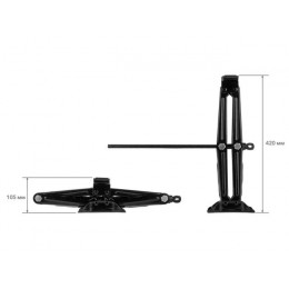 Домкрат механический (ромб) 2т 105-420мм STARTUL AUTO (ST8021-02)
